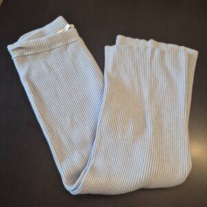 Ribbed Knit Sweater Pants